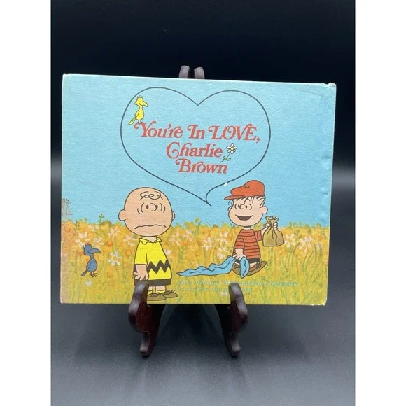 "1968 Peanuts" Your in Love, Charlie Brown Charles M Schultz First Edition - Picture 2 of 2